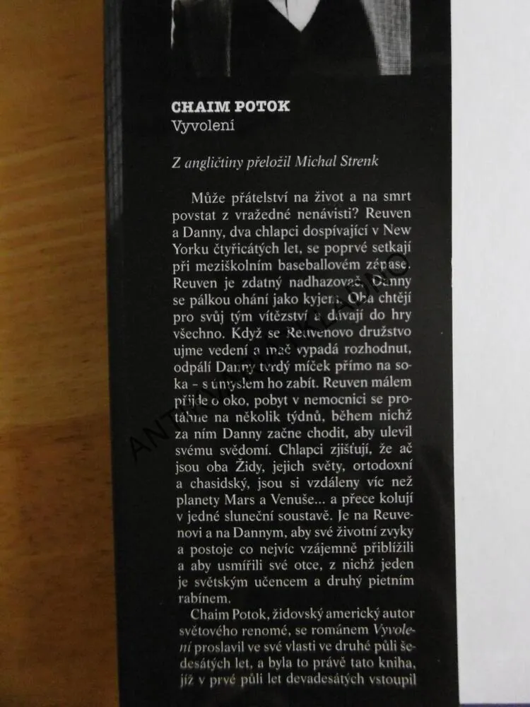 VYVOLENÍ, CHAIM POTOK, **an