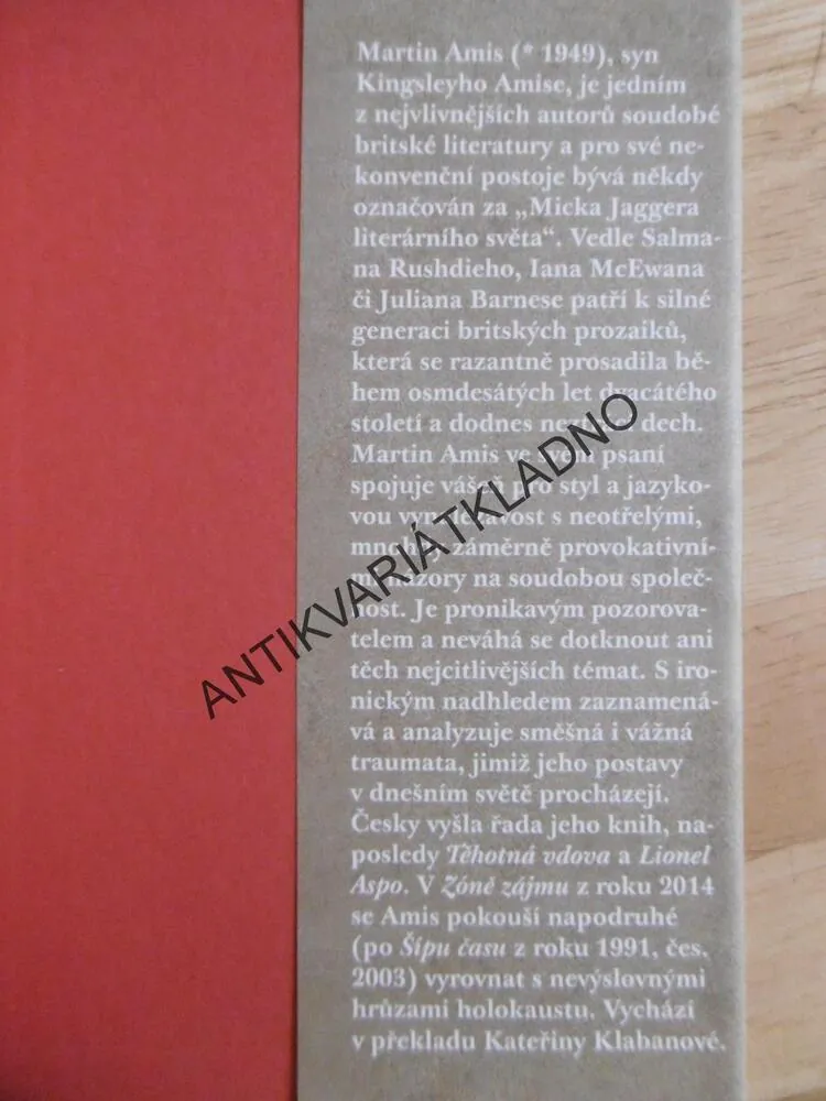 ZÓNA ZÁJMU, MARTIN AMIS, **an