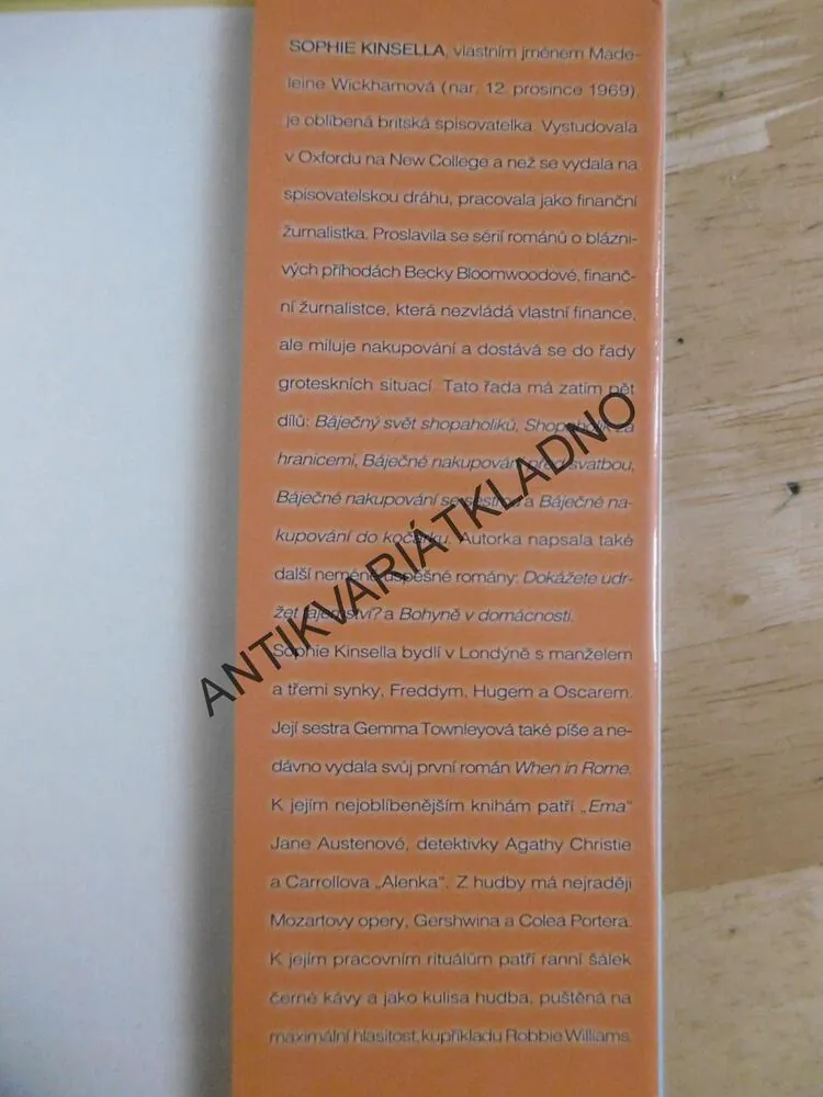 BÁJEČNÉ NAKUPOVÁNÍ DO KOČÁRKU, SOPHIE KINSELLA, **an