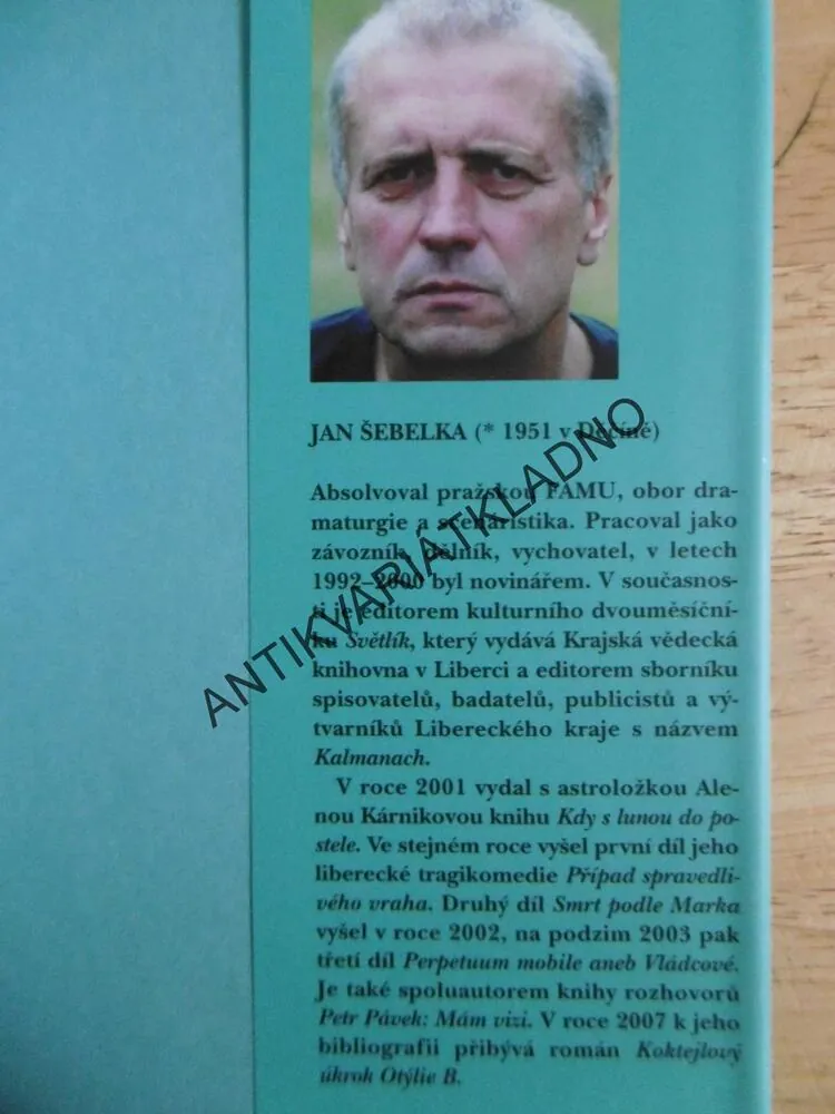 KOKTEJLOVÝ ÚKROK OTÝLIE B., JAN ŠEBELKA, **an