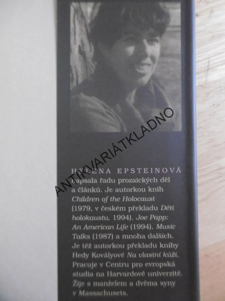 NALEZENÁ MINULOST, HELENA EPSTEINOVÁ, **an