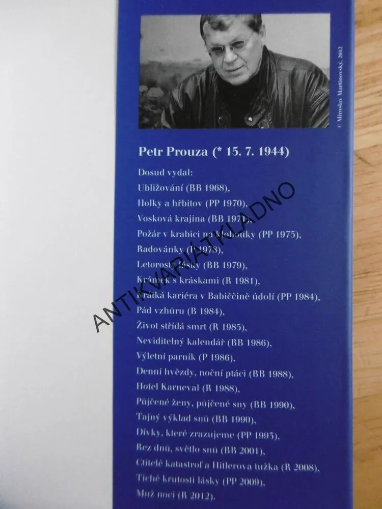 MUŽ NOCI, PETR PROUZA, **an