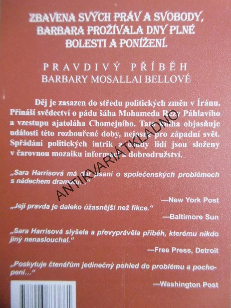 BYLA JSEM ÍRÁNSKOU PRINCEZNOU, SARA HARRISOVÁ, **an