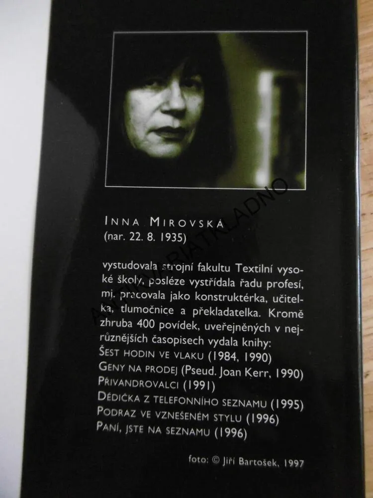 MUŽI JSOU NA CIZINKY, INNA MIROVSKÁ, **an