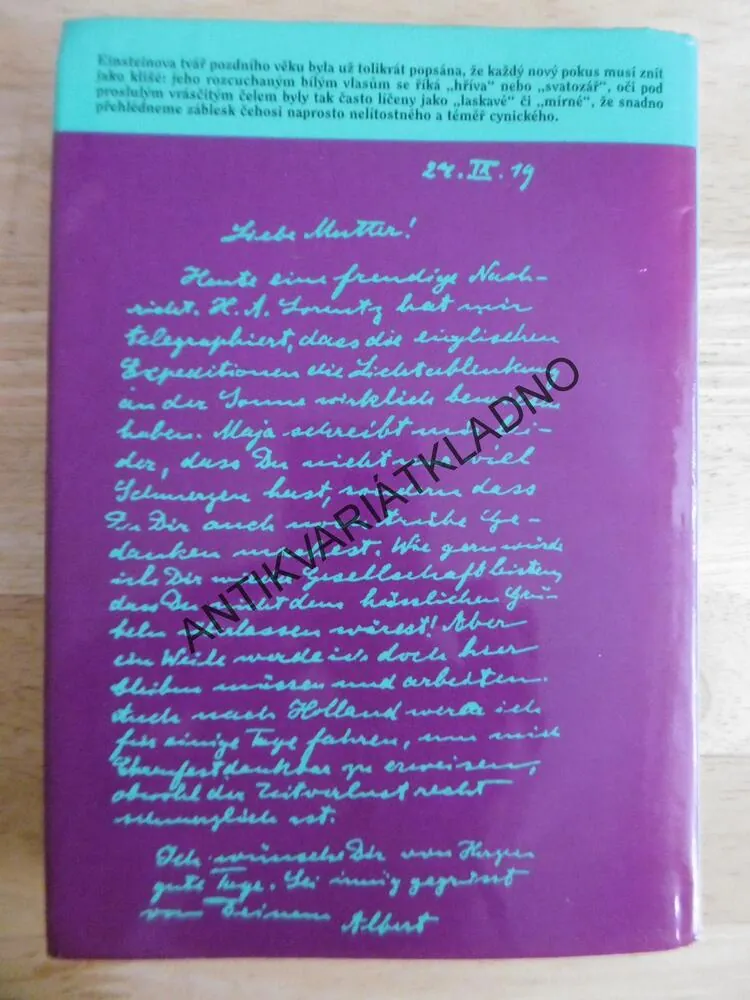 SOUKROMÝ ŽIVOT ALBERTA EINSTEINA, ROGER HIGHFIELD, **an