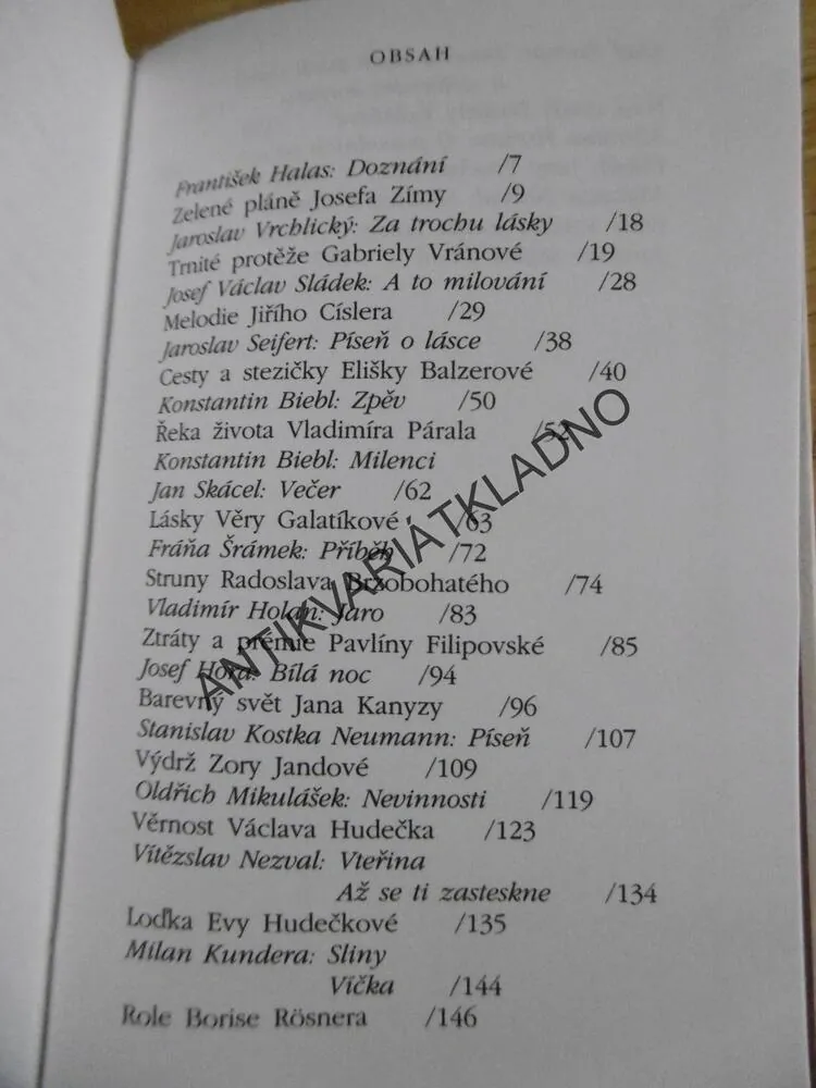 POTKALA MĚ LÁSKA, JOSEF FRAIS, **an