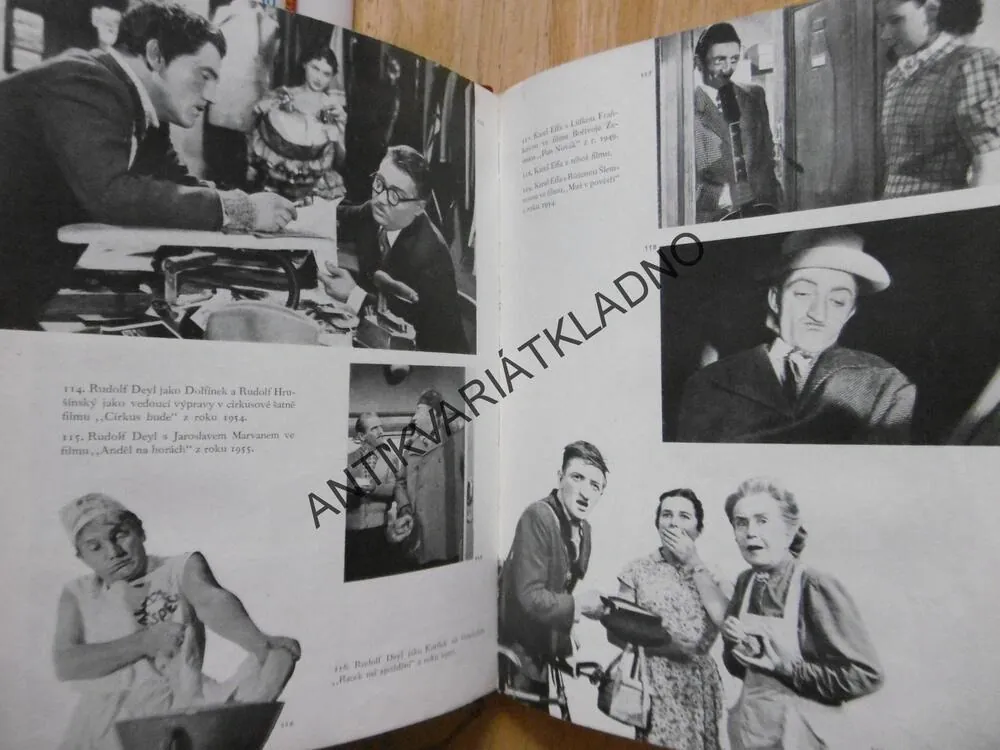 HRDINOVÉ FILMOVÉ VESELOHRY, ROZPRÁVKY S HERCI, NAD ČESKOU FILM.VESELOHROU A NAD 133 FOTOGRAFIEMI, **an