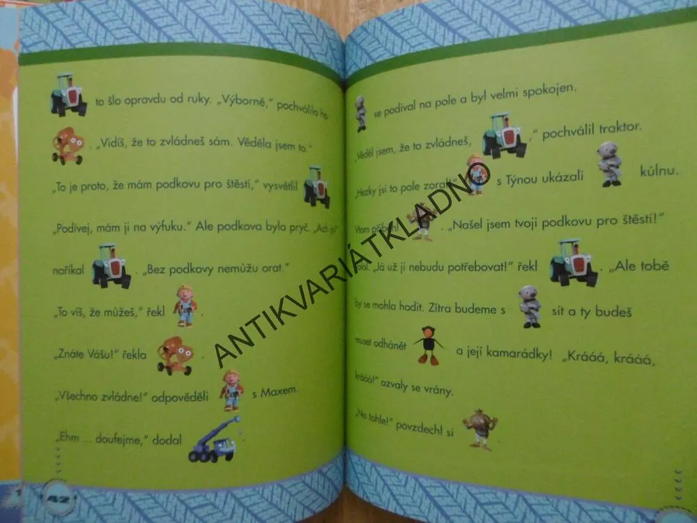 BOŘEK STAVITEL, TÝNA A JEHO VĚRNÁ PARTA STROJŮ POMÁHAJÍ, STAVĚJÍ A OPRAVUJÍ!, KNÍŽKA NA ROK 2007, **an