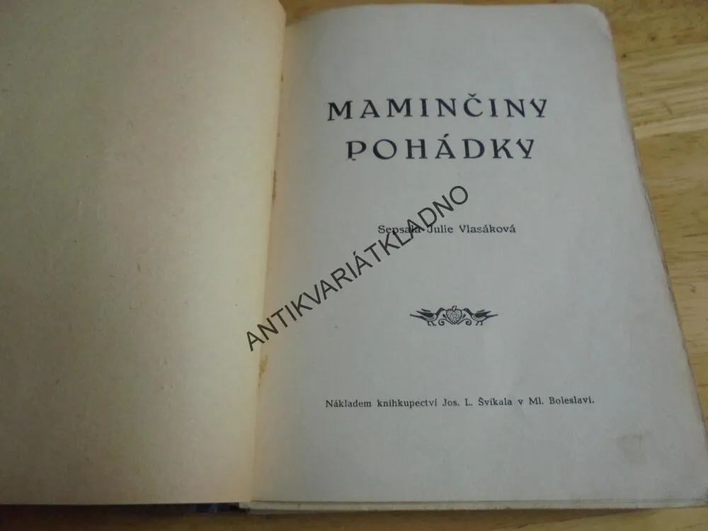 MAMINČINY POHÁDKY, VLASÁKOVÁ,
