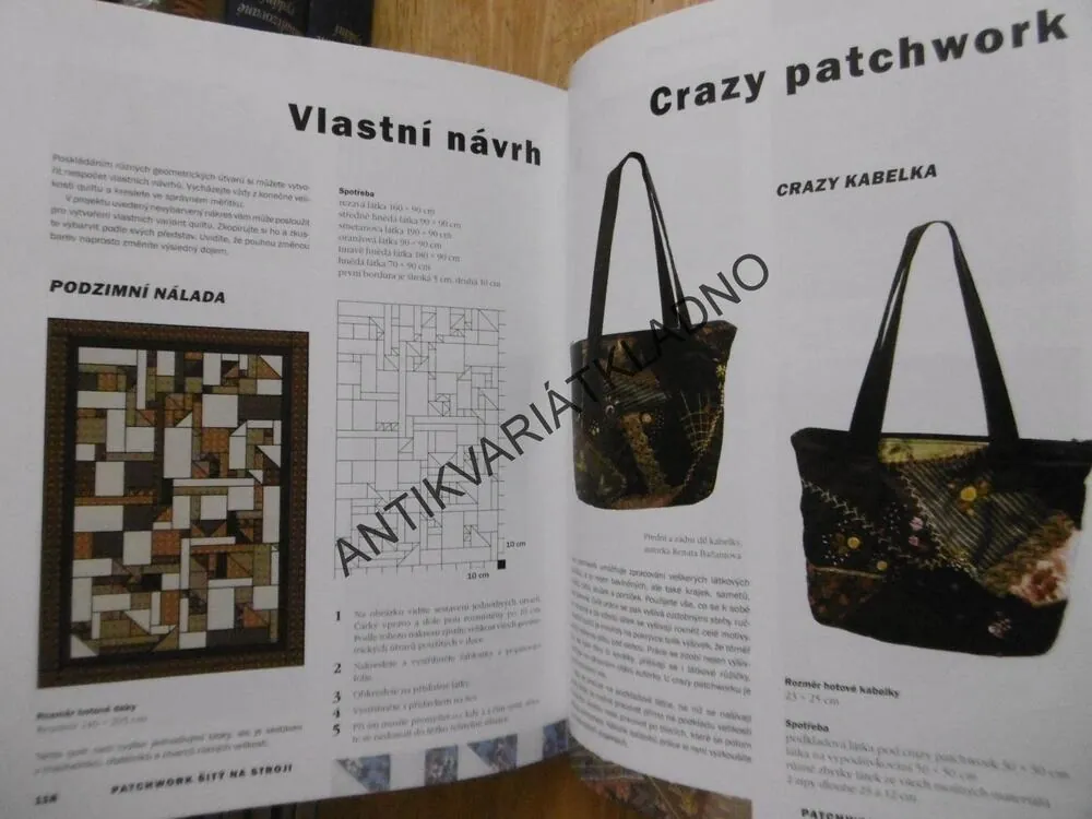 PATCHWORK ŠITÝ NA STROJI, RENATA BAŽANTOVÁ, **an
