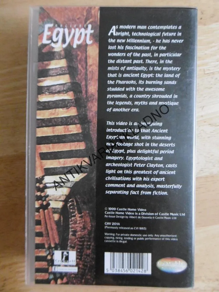 ANCIENT EGYPT, VHS