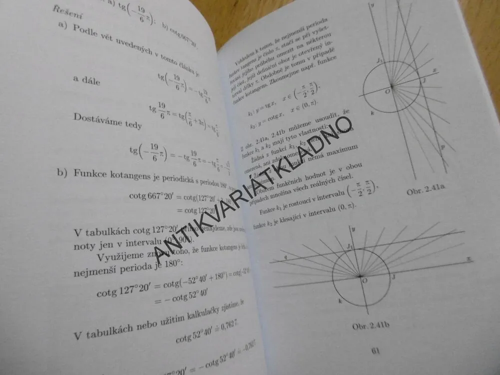 MATEMATIKA PRO GYMNÁZIA, GONIOMETRIE