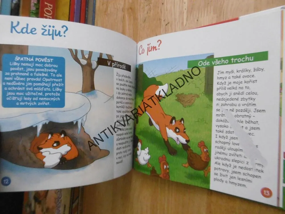 LASIČKA, JEZEVEC A LIŠÁK, NA POLÍCH A LUKÁCH, EDICE VESELÁ FARMA, **an