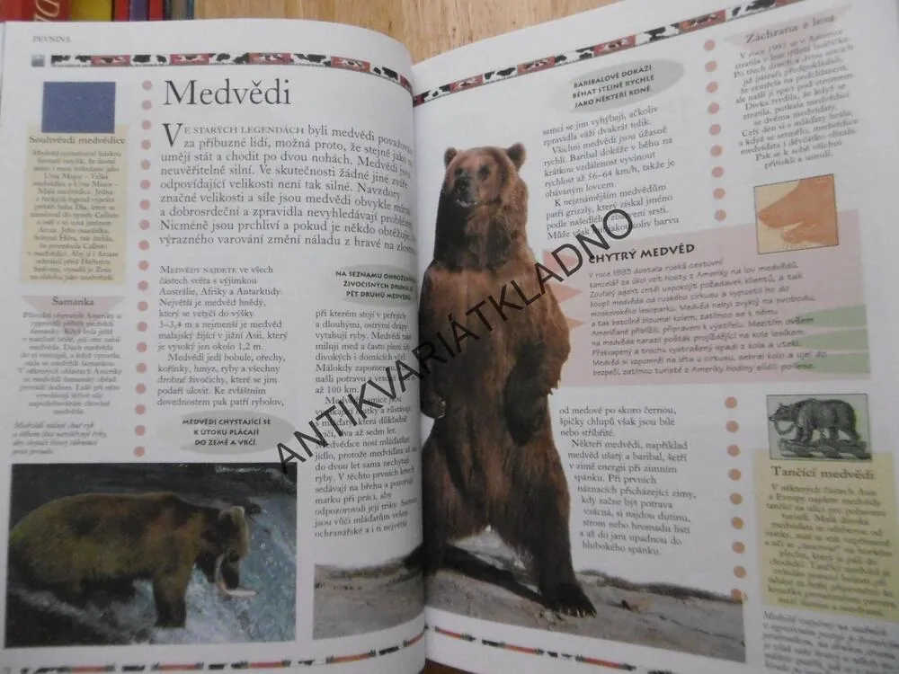 ILUSTROVANÁ ENCYKLOPEDIE, ZVÍŘATA V PŘÍRODĚ A MÝTECH, **an