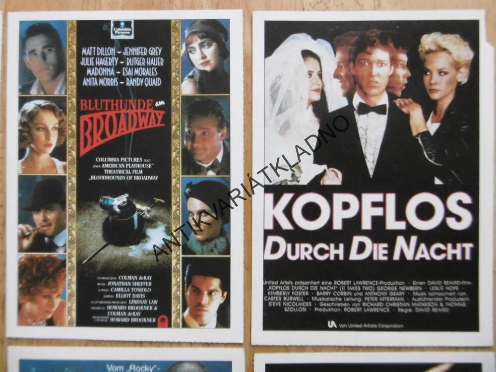 FILM. KARTIČKY, NĚMECKO, ČASOPIS VIDEO PLUS, 18KS