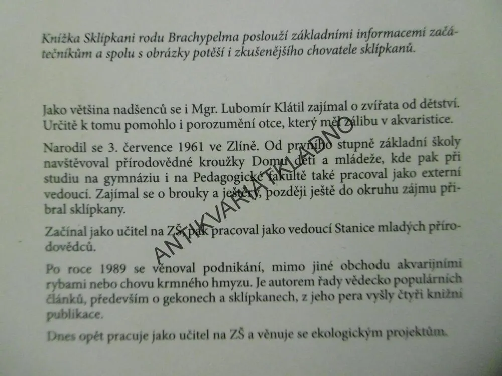 SKLÍPKANI RODU BRACHYPELMA, **an