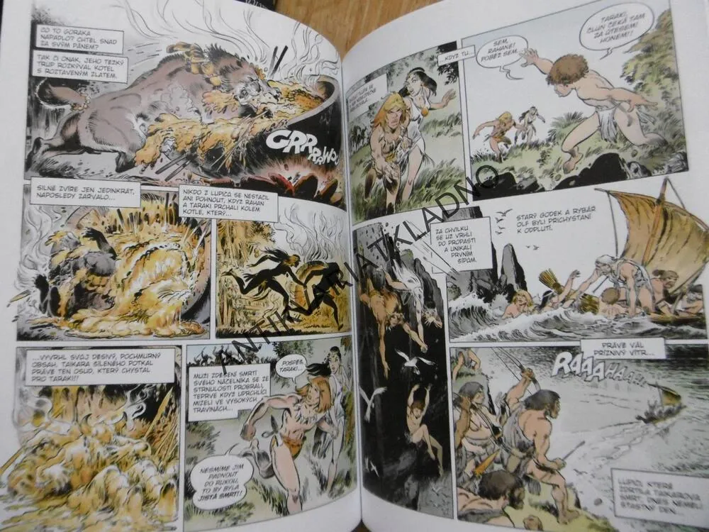 RAHAN A SLUNEČNÍ DOUPĚ, KOMIKS, **an