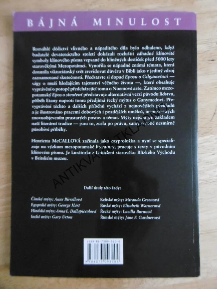 MEZOPOTAMSKÉ MÝTY, HENRIETTA MCCALLOVÁ, BÁJNÁ MINULOST, **an