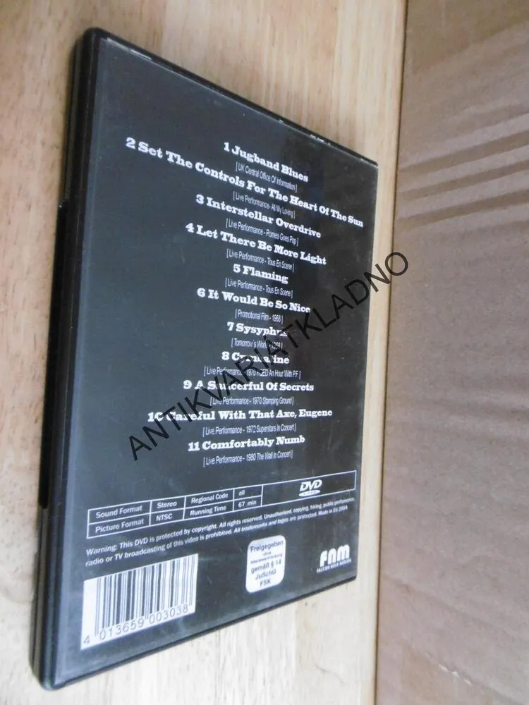 PINK FLOYD, LIVE ANTHOLOGY, DVD HUDBA