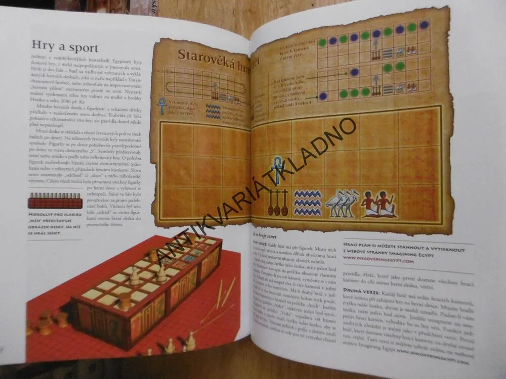 OŽIVLÝ EGYPT, ŽIVOUCÉ OBRZAY Z DOB FARAONŮ, **an