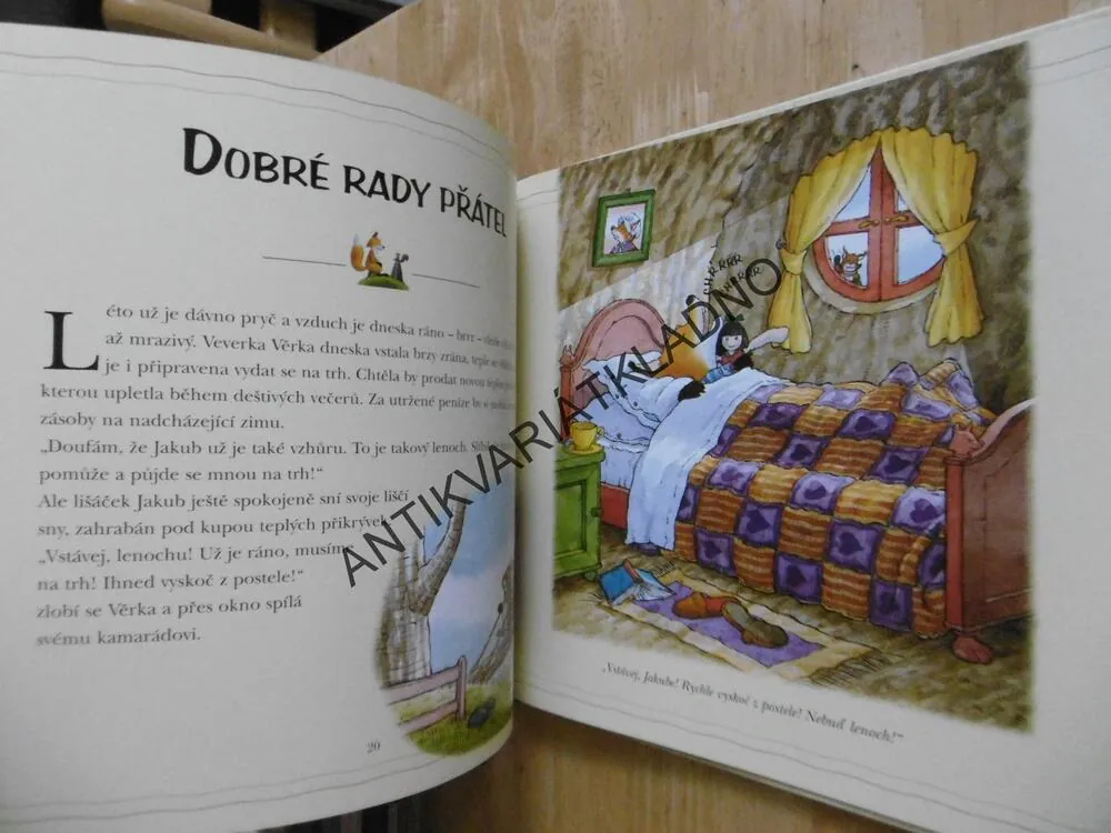 DOBRODRUŽSTVÍ JAKUBA A VĚRKY, JAK SI KDO USTELE, TAK SI LEHNE A JINÉ PŘÍBĚHY, JAKUB, VĚRKA, **an