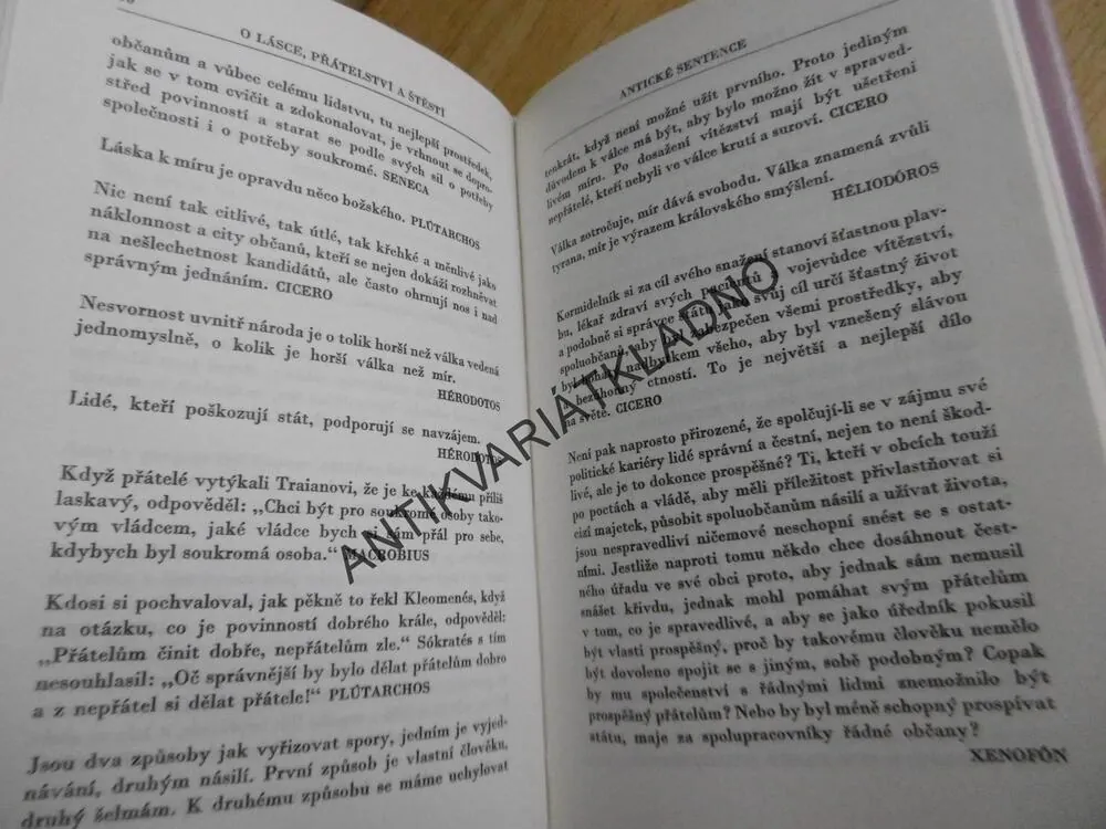 O LÁSCE, PŘÁTELSTVÍ A ŠTĚSTÍ, **an