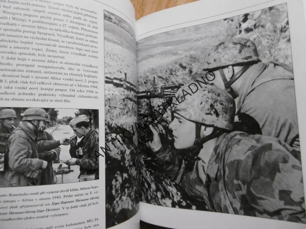 NĚMEČTÍ VÝSADKÁŘI, DĚJINY NĚMECKÝCH VÝSADKOVÝCH VOJSK, VÁLKA, **an