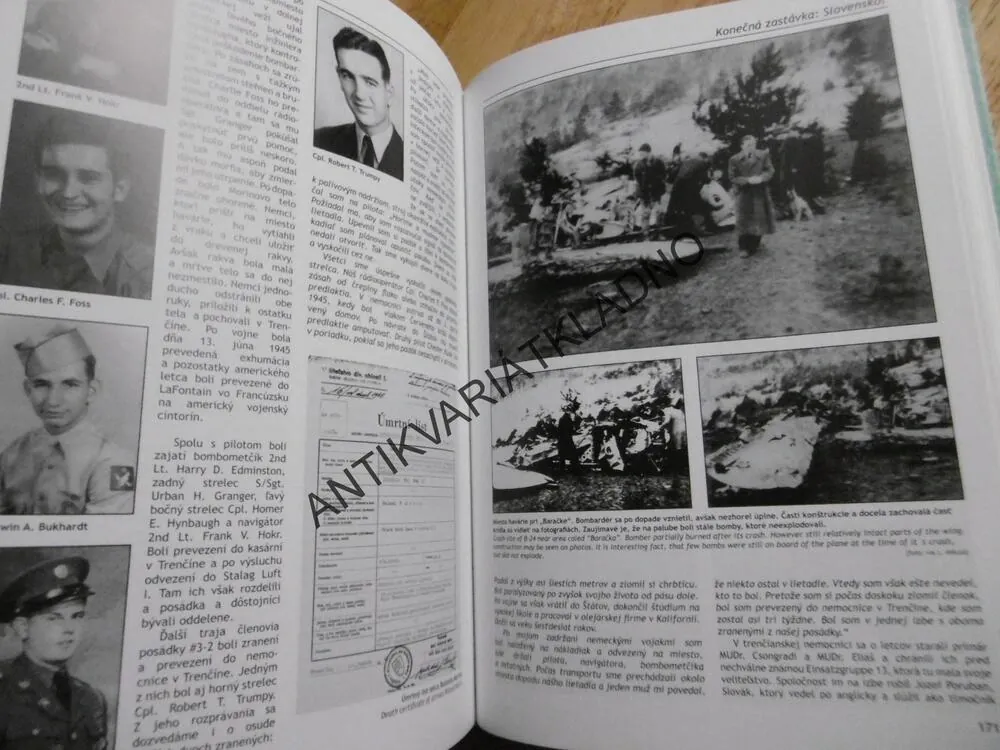 KONEČNÁ ZASTÁVKA: SLOVENSKO! LETECTVÍ, KAŠŠÁK, HRODEGH, POSÁDKA 15.USAAF, SLOVEN