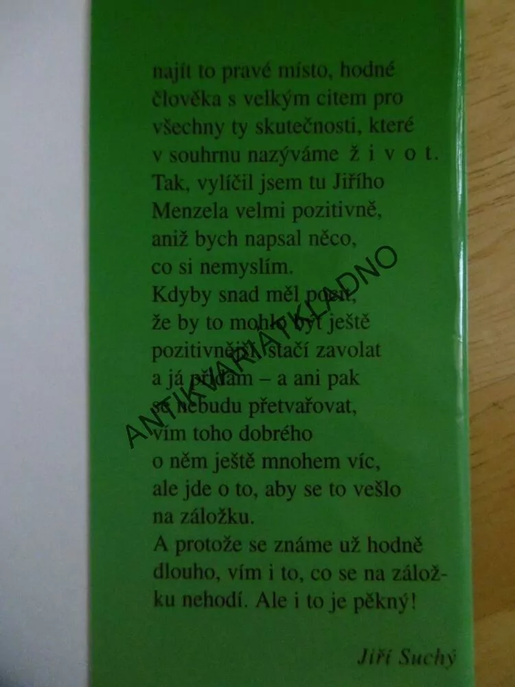 TAK NEVÍM PODRUHÉ, JIŘÍ MENZEL, **an