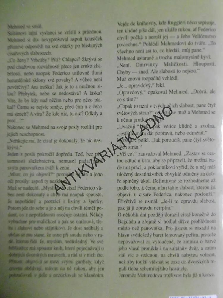 ŽIVOT  CÍSAŘŮV 1., VŮNĚ SANTALU, JANA SVOBODOVÁ, **an