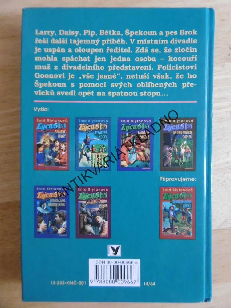 TAJEMSTVÍ KOCOUŘÍHO MUŽE, ENID BLYTONOVÁ, **an