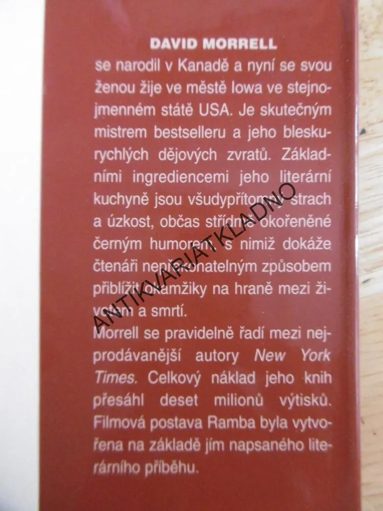 DÁVNO ZTRACENÝ, DAVID MORRELL, **an