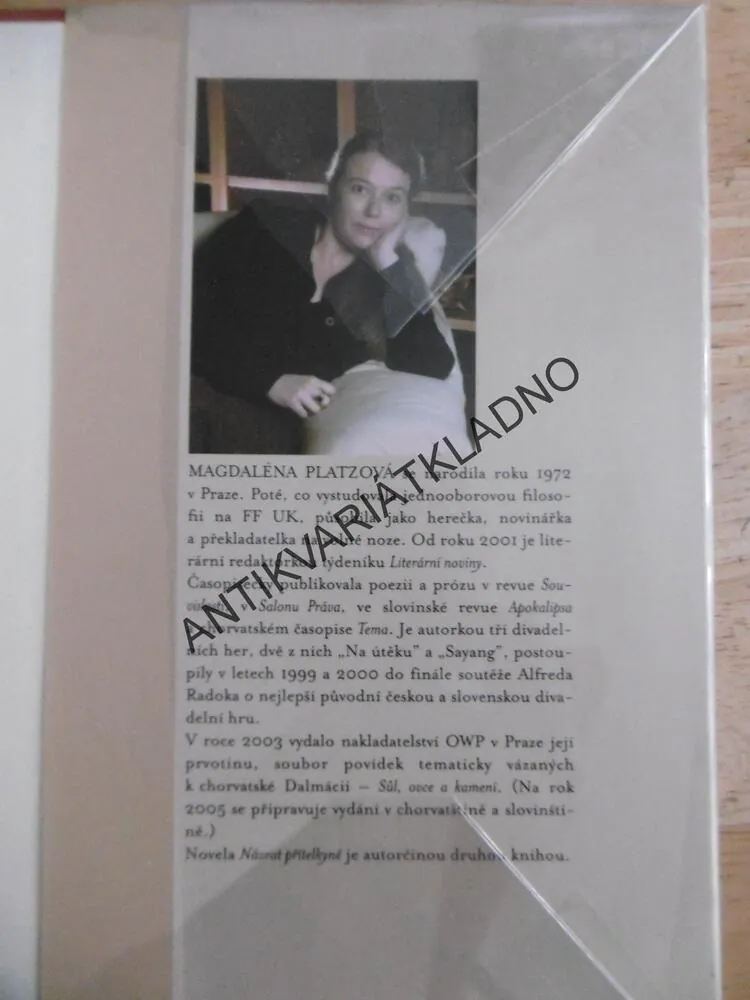 NÁVRAT PŘÍTELKYNĚ, MAGDALÉNA PLATZOVÁ,**an