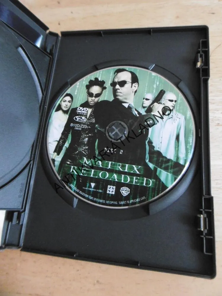 MATRIX RELOADED, DVD FILM