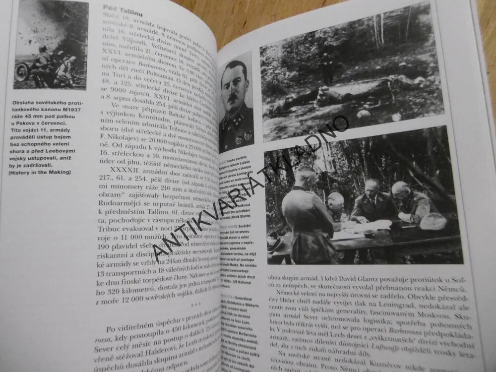 OPERACE BARBAROSSA 1941, SKUPINA ARMÁD SEVER, VÁLEČNÁ TAŽENÍ, **an
