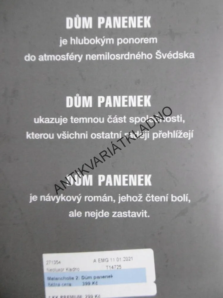 DŮM PANENEK, ERIK AXL SUND, **an