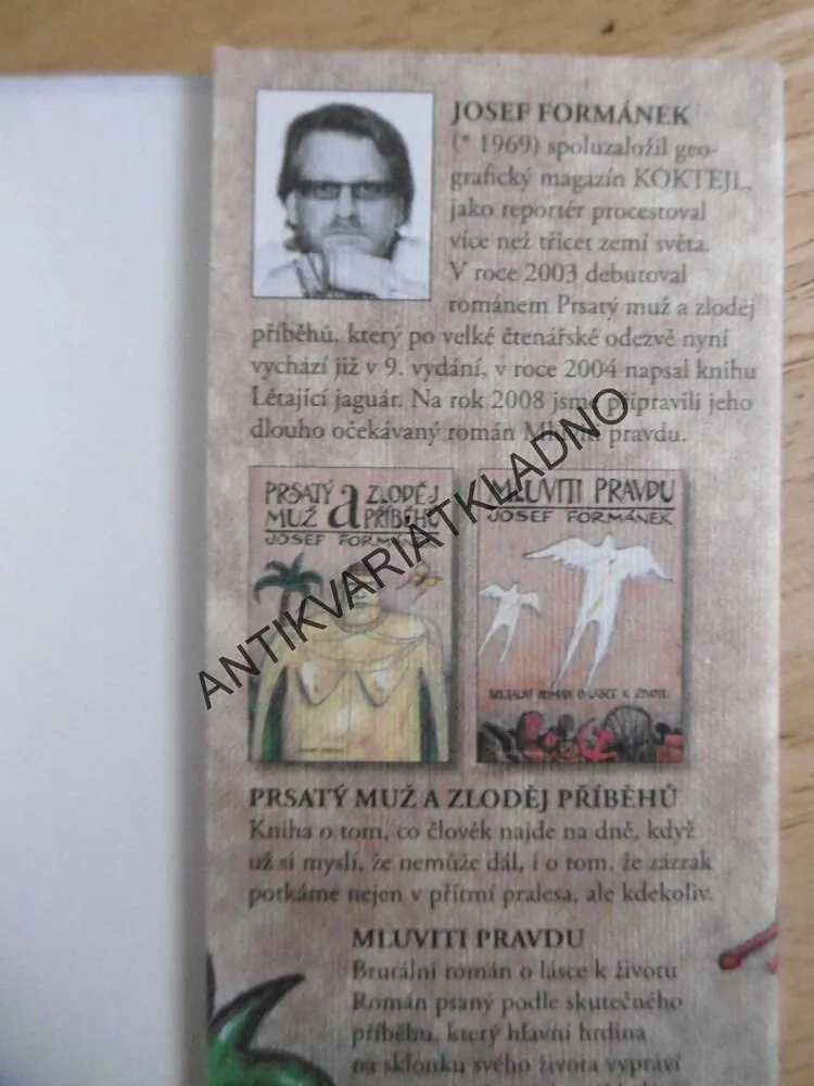 LÉTAJICÍ JAGUÁR, JOSEF FORMÁNEK, **an