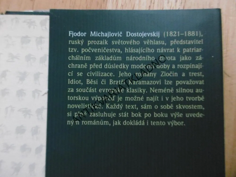 ZVLÁŠTNÍ PŘÍPADY, F.M. DOSTOJEVSKIJ, **an