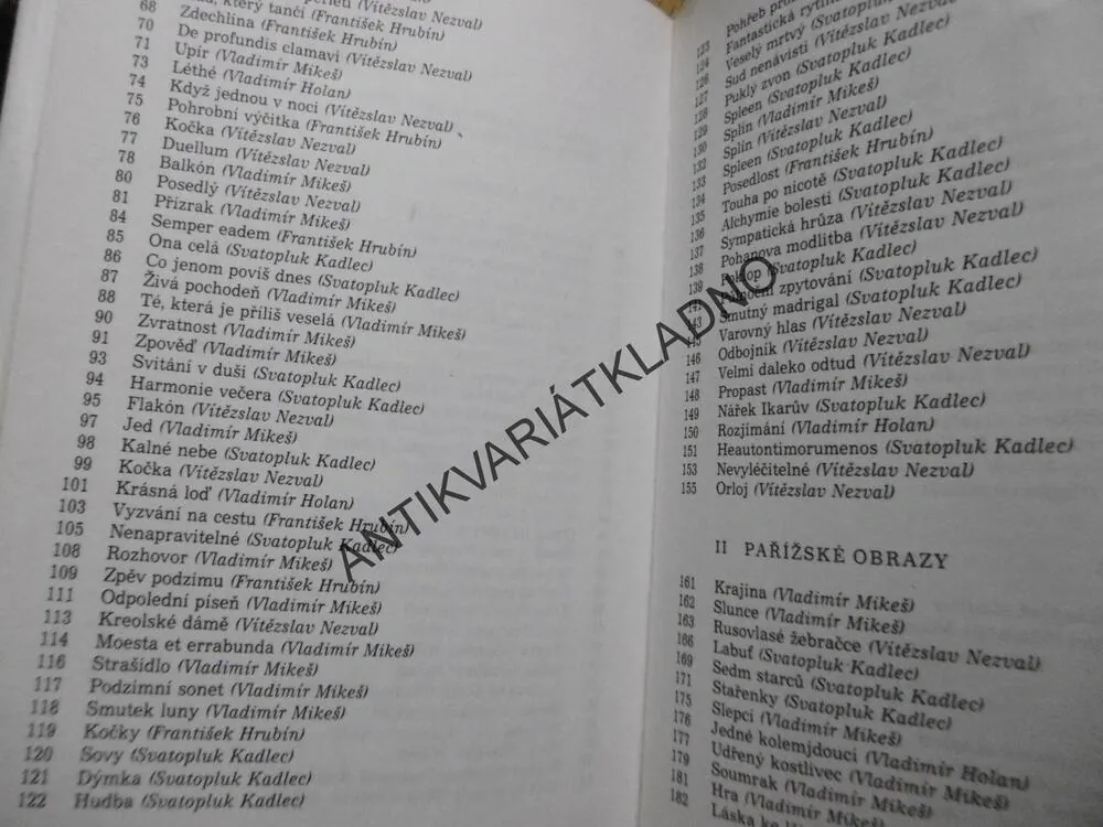 ČAS JE HRÁČ, CHARLES BAUDELAIRE, **an