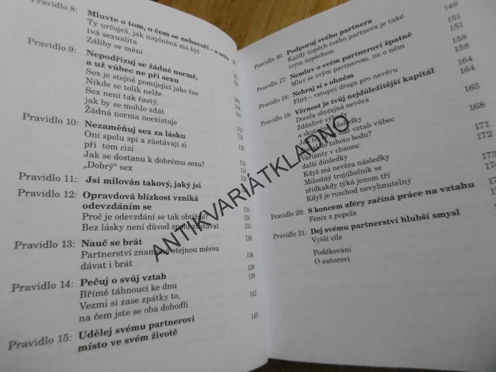 PRAVIDLA PRO ŠŤASTNOU LÁSKU, PIERRE FRANCKH, **an