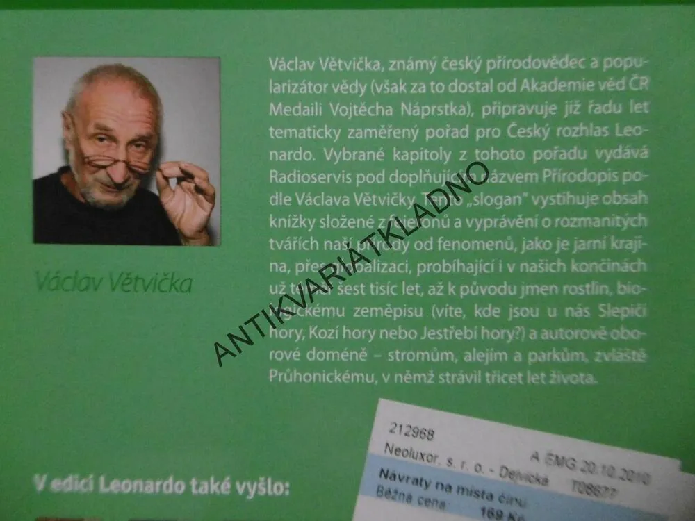 NÁVRATY NA MÍSTA ČINU, VÁCLAV VĚTVIČKA, **an