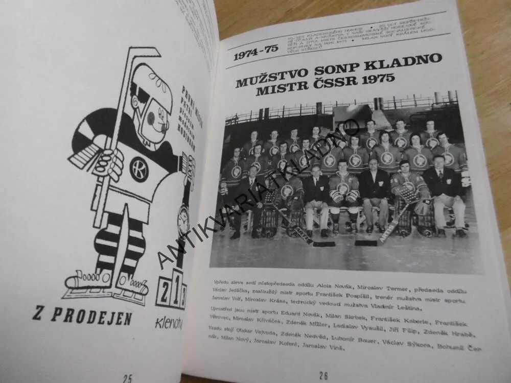 50 LET KLADENSKÉHO HOKEJE, TJ SONP KLADNO, **an