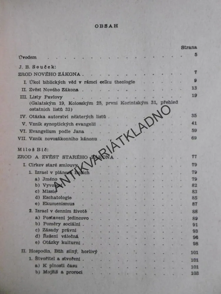 ZÁKLADY UČENÍ KŘESŤANSKÉHO, M.BIČ, **an