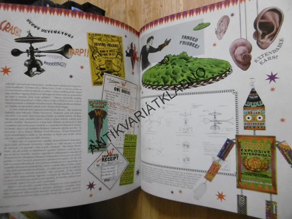 HARRY POTTER, REKVIZITY A ARTEFAKTY, **an