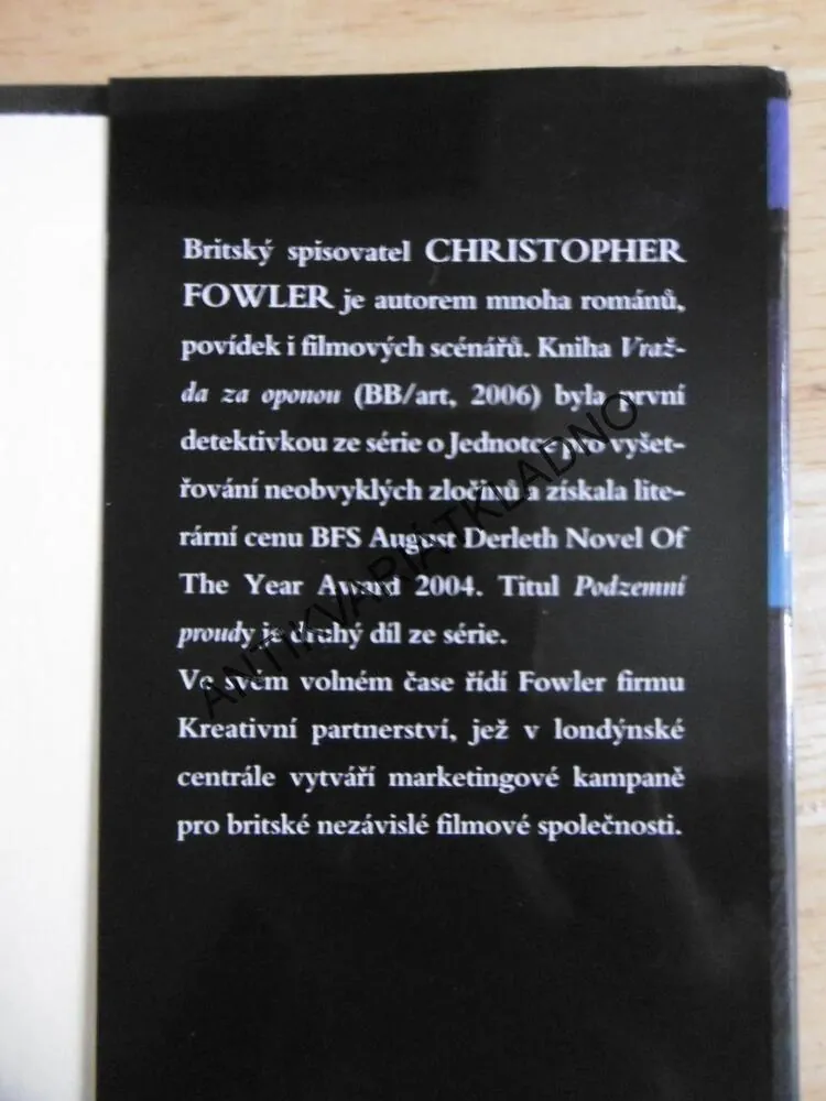 PODZEMNÍ PROUDY, CHRISTOPHER FOWLER, **an