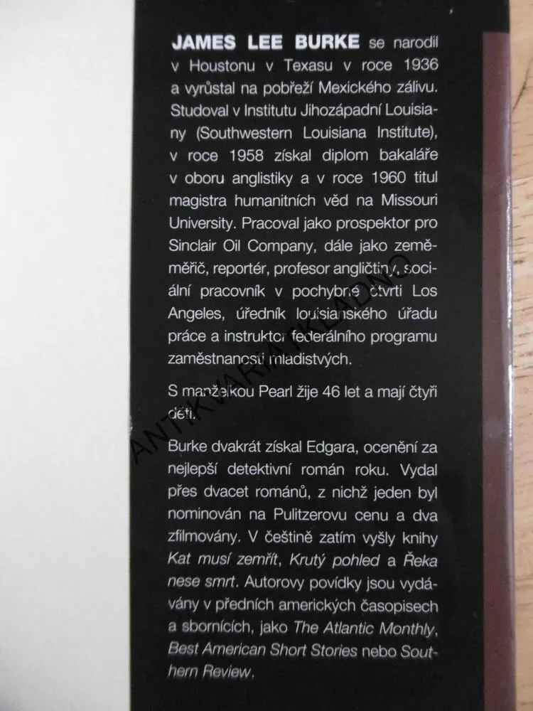 PEGASŮV PÁD, JAMES LEE BURKE, **an