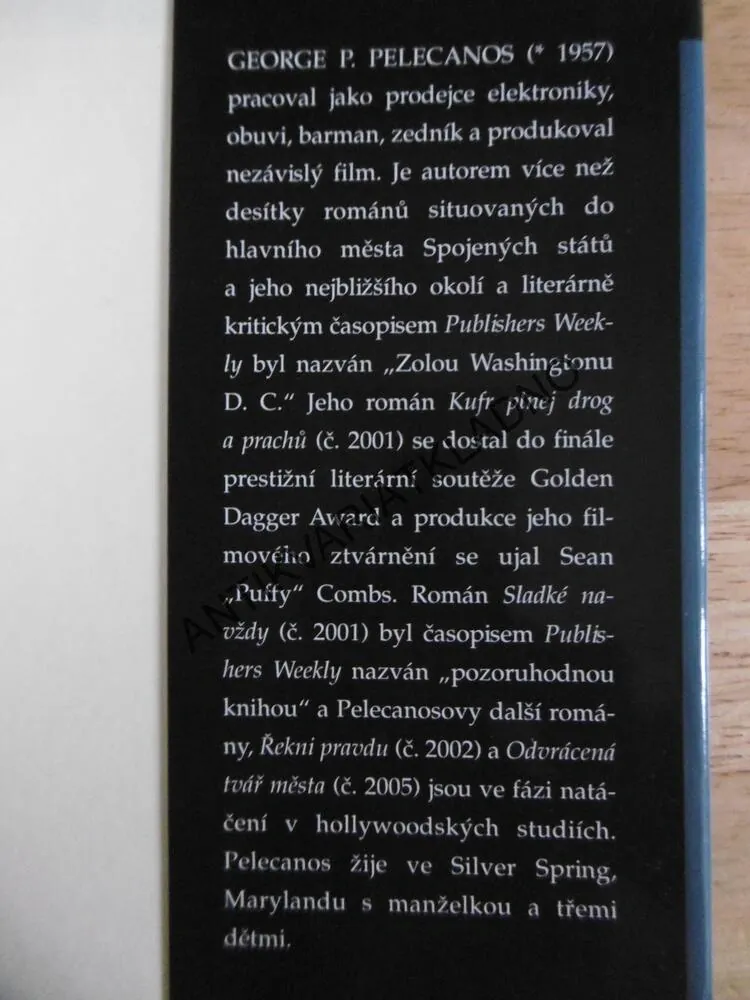 DRSNÉ MĚSTO, GEORGE P. PELECANOS, **an