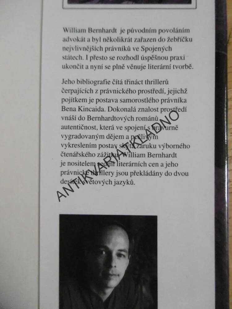 TEMNÁ SPRAVEDLNOST, WILLIAM BERNHARDT, **an