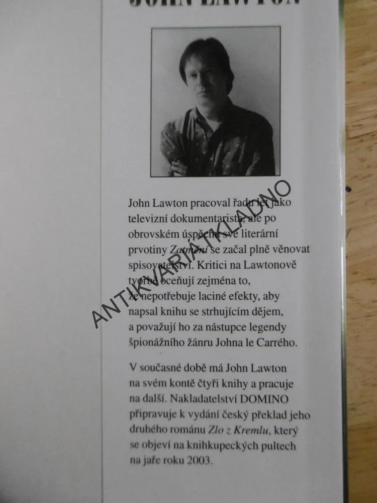 ZATMĚNÍ, JOHN LAWTON, **an