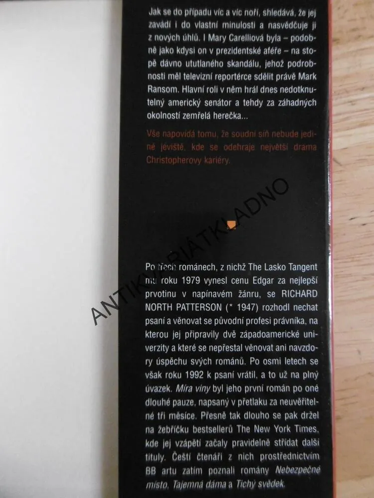 MÍRA VINY, RICHARD NORTH PATTERSON, **an
